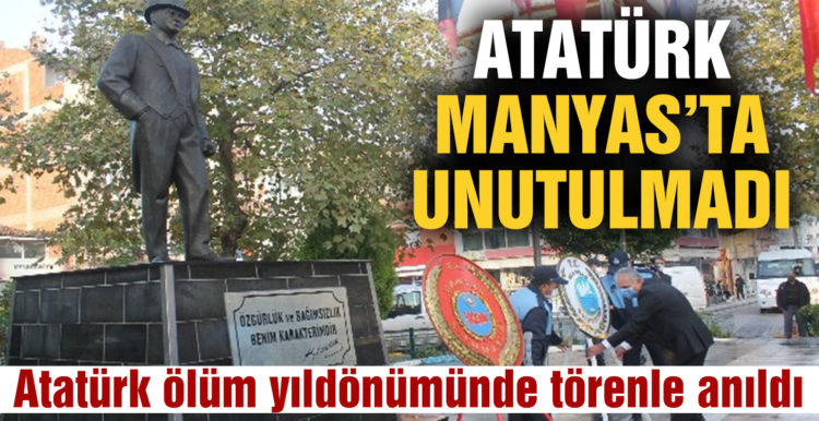 Atatürk ölüm yıldönümünde törenle anıldı