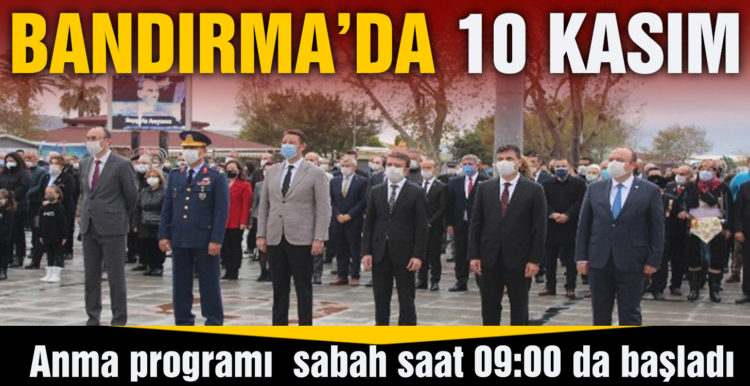 Bandırma 10 Kasım’da tek yürek