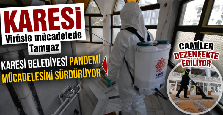 Karesi’de covid-19 mücadelesi tam gaz