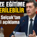 Bakan Selçuk’tan açıklama
