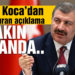 Fahrettin Koca’dan umutlandıran açıklama: Yakın zamanda…
