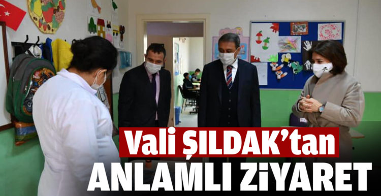 Vali Şıldak Özel Öğrencilerle