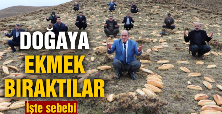 Erzumlulular doğaya ekmek bıraktı