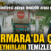Marmara’da çöp konteynırları temizleniyor