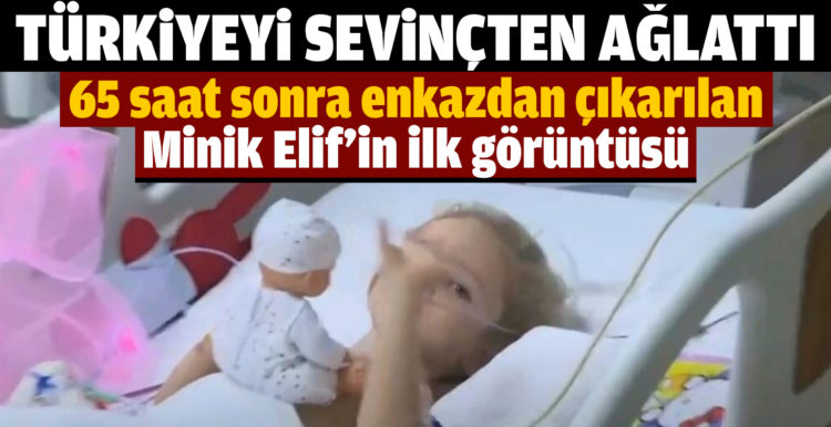 Enkazdan 65 saat sonra çıkarılmıştı!