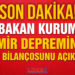 Bakan Kurum İzmir depreminin son bilançosunu açıkladı