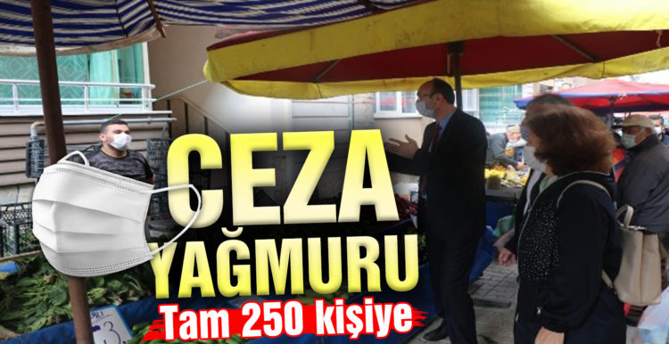 920 işyeri denetlendi, 250 kişiye maske cezası kesildi