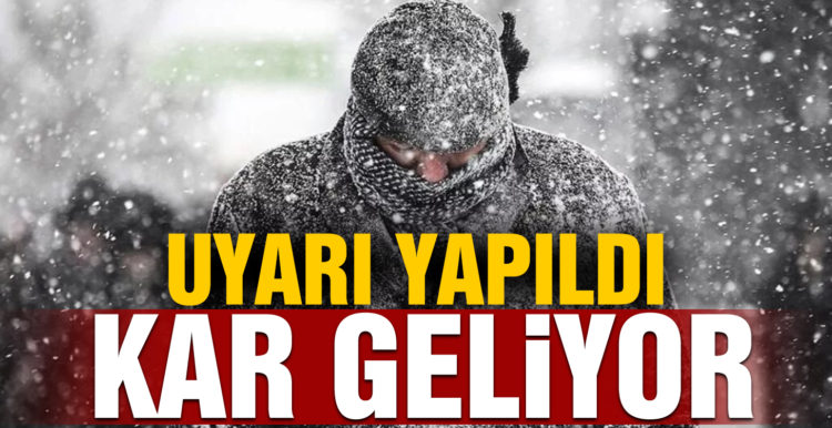 Meteoroloji’den son dakika sağanak yağmur ve kar uyarısı