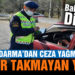 Jandarma emniyet kemeri takmayan sürücülere ceza yağdırdı