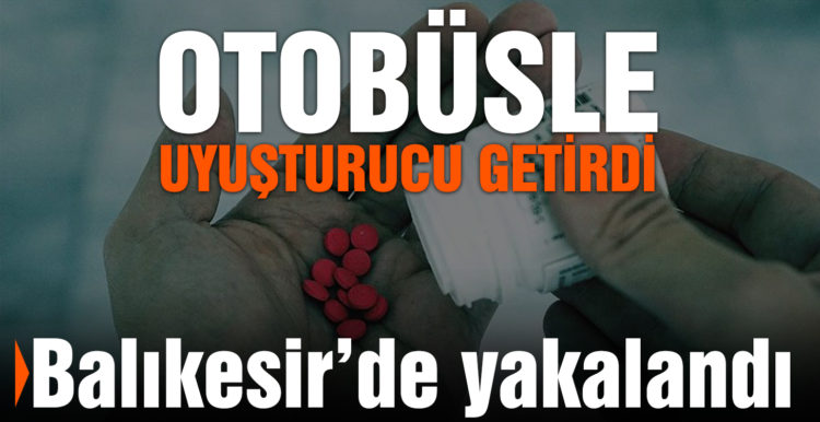 İzmir’den otobüsle uyuşturucu getiren şüpheli yakalandı