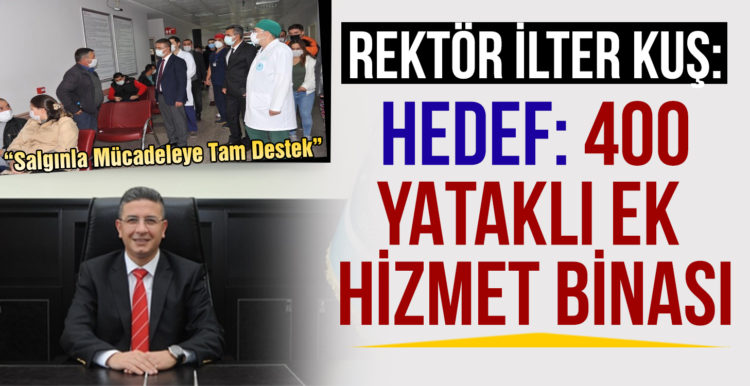 Hedef; 400 yataklı ek hastane binası