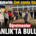 Öğretmenlerin fidanları toprakla buluştu