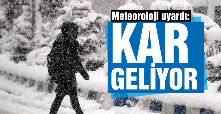 Meteoroloji’den yağış ve kar uyarısı!