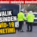 Ayvalık’ta trafik polislerinden Covid19 savaşı
