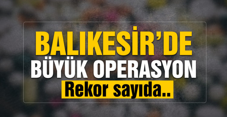 Balıkesir’de jandarma rekor miktarda makaron ele geçirdi