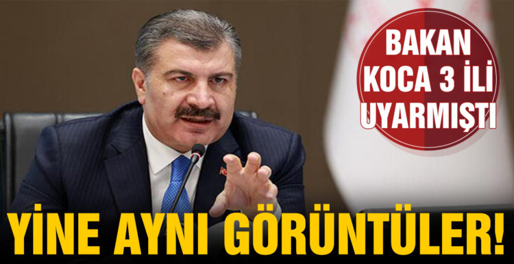 Sağlık Bakanı Koca’nın uyardığı Kocaeli’de endişelendiren manzaralar