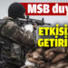 MSB duyurdu! Sızma girişiminde bulunan 4 terörist etkisiz hale getirildi