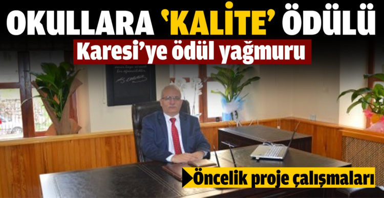 Karesi’deki okullara “kalite ödülü” yağdı