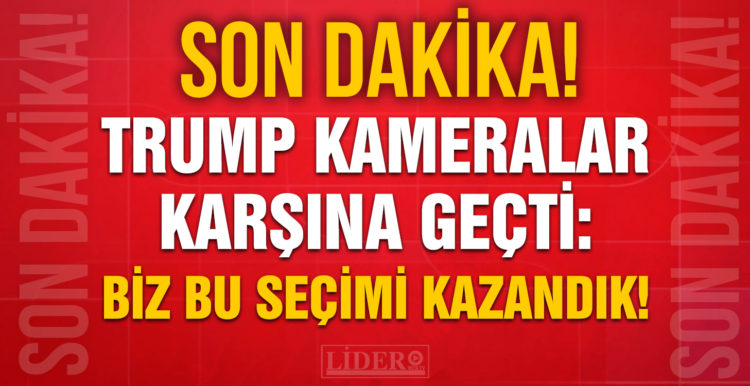 Trump kameralar karşısına geçti! İlk açıklama geldi