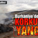Burhaniye’de çöplük yangını