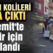 Edremit’te İzmir için toplanan yardım kolileri yola çıktı