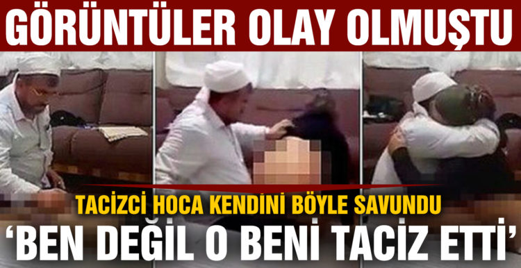 Tacizci hocadan skandal savunma! ‘Kadını taciz etmedim, o beni taciz etti’
