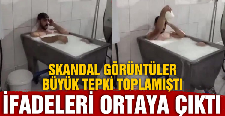 Süt kazanında banyo yapan işçilerin ifadeleri ortaya çıktı! ‘Şakalaşmak için yaptık’