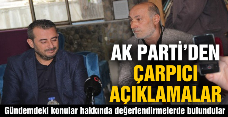 AK Parti’den çarpıcı açıklamalar