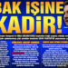Bak işine Kadir DAĞLI