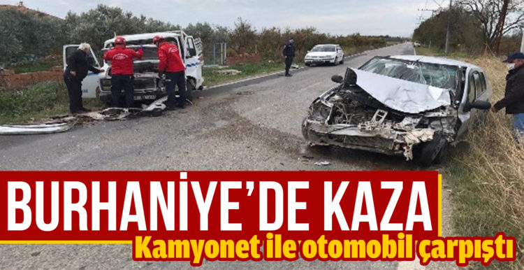 Burhaniye’de trafik kazası: 4 yaralı