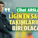 Cihat Arslan: “Bu ligin en sağlam takımlarından biri olacağız”