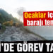 Ocaklar içme suyu barajı temizlendi