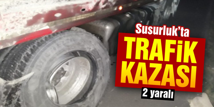 Susurluk’ta trafik kazası: 2 yaralı