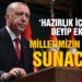 Cumhurbaşkanı Erdoğan’dan yılbaşı mesajı..