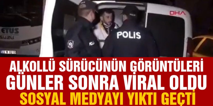 Alkollü sürücüyle polisin diyaloğu sosyal medyayı salladı: Sen bana telefonumu verirsen ben sana kimliğimi vereceğim
