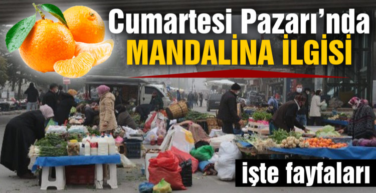 Pazarda C vitamini deposu mandalinaya yoğun ilgi