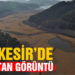 Sındırgı Çaygören barajı kuraklıkla mücadele ediyor