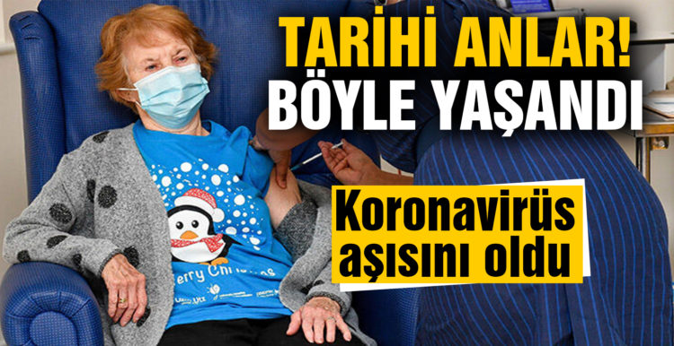 İngiltere’de tarihi anlar!