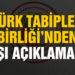 Türk Tabipleri Birliğinden koronavirüs aşısı açıklaması
