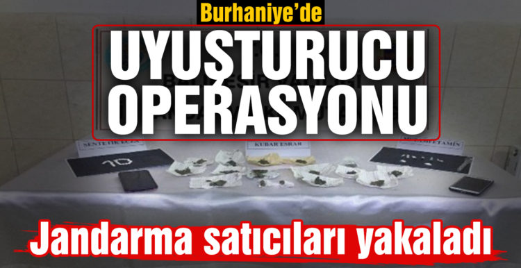 Burhaniye’de uyuşturucu operasyonu