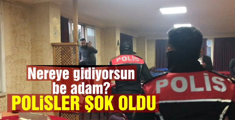 Okey masasında basılan bir grup pencereden atlayarak kaçtı