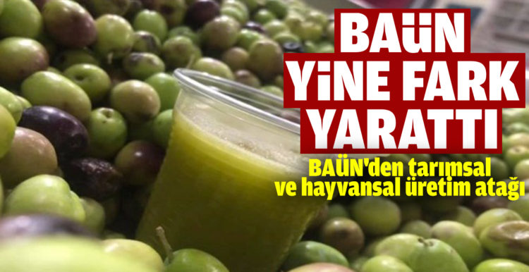 BAÜN’den tarımsal ve hayvansal üretim atağı