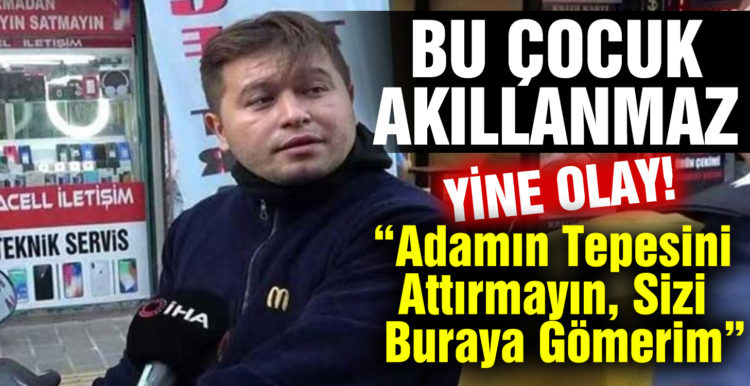 Şimdi de bekçiye saldırdı