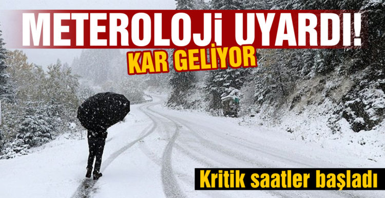 Meteoroloji uyardı! 3 bölgeye sağanak, 1 bölgeye kar geliyor