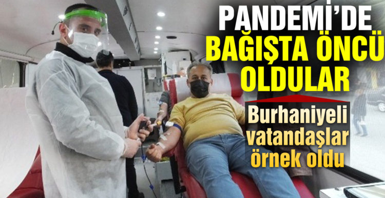 Pandemi sürecinde de kan bağışında öncü oldular