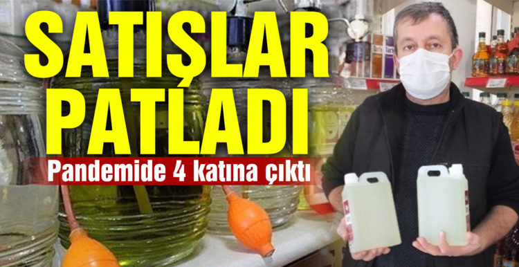 Pandemi kolonya satışlarını dörde katladı