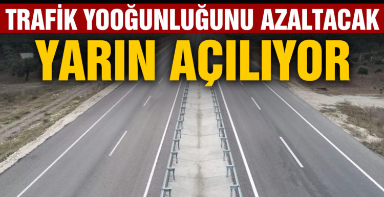 Akhisar çevre yolu yarın törenle açılacak