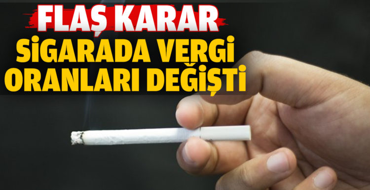 Sigara ve bazı tütün ürünlerinde vergi oranları değişti