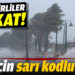 Fırtına geliyor! Meteoroloji’den İstanbul dahil 13 il için sarı kodlu uyarı