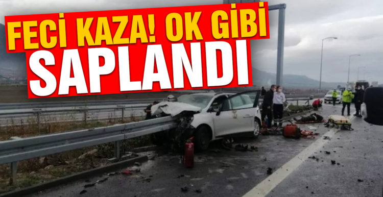 İzmir-İstanbul Otoyolu’nda feci kaza: 3 ağır yaralı